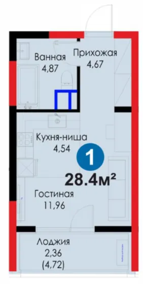 1-комн