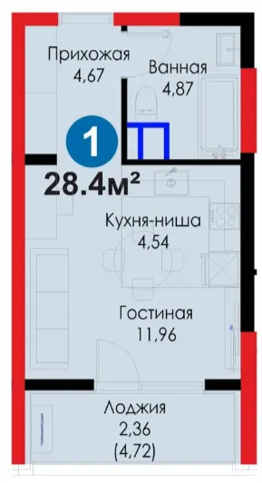 1-комн