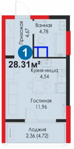 1-комн
