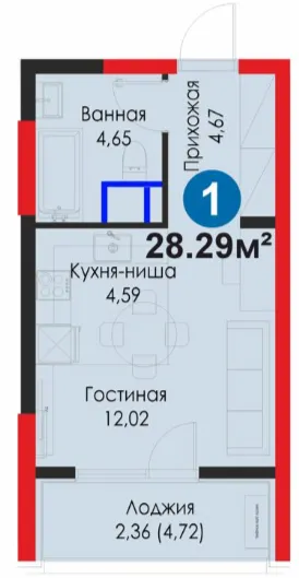 1-комн