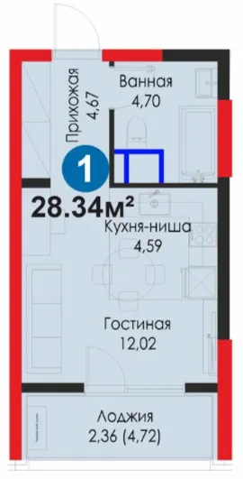 1-комн