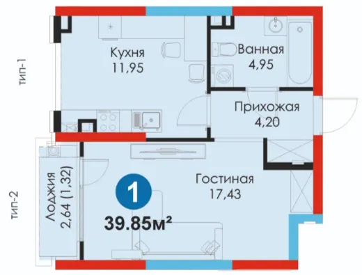 1-комн