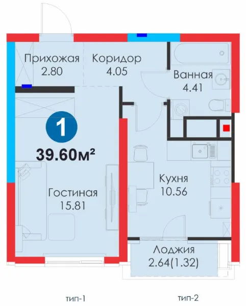 1-комн