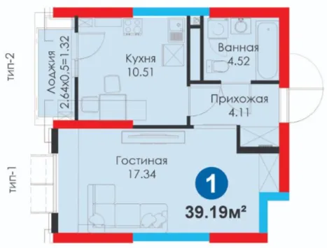 1-комн