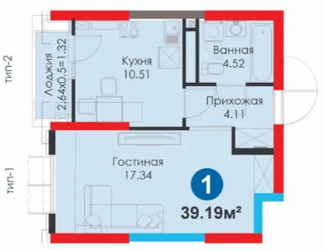 1-комн