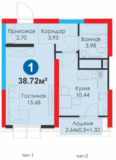 1-комн