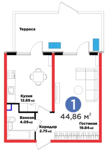 1-комн