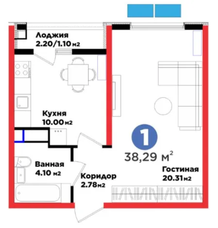 1-комн