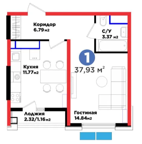 1-комн