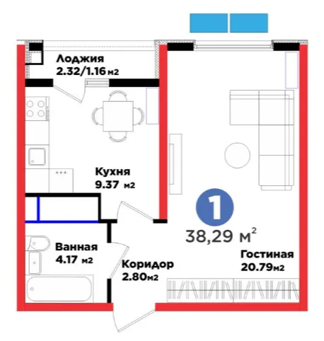 1-комн