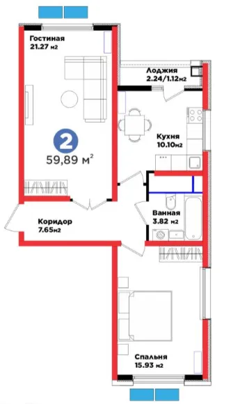 2-комн