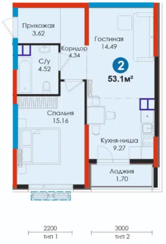 2-комн