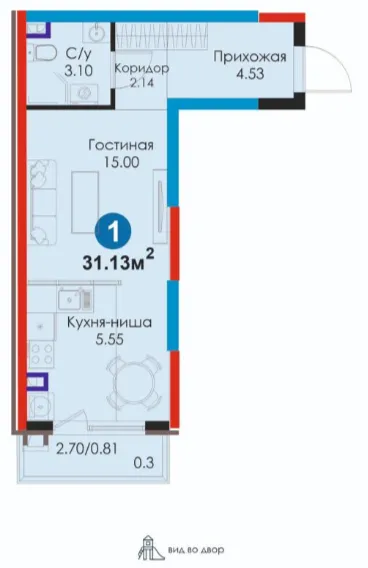 1-комн