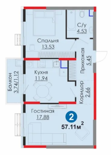 2-комн