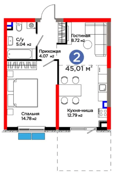2-комн