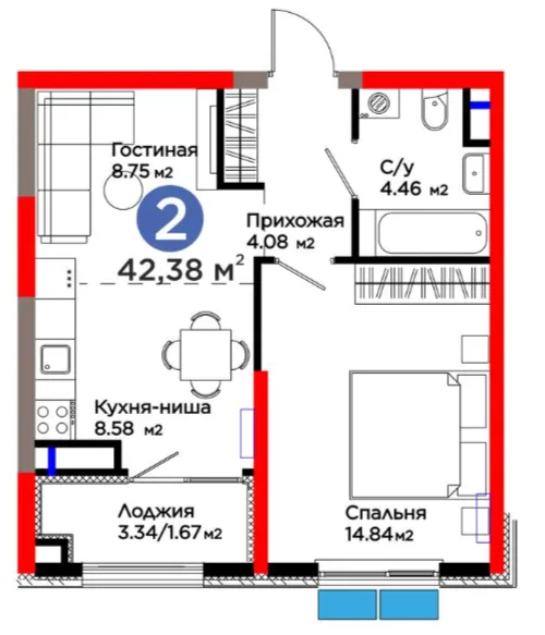 2-комн