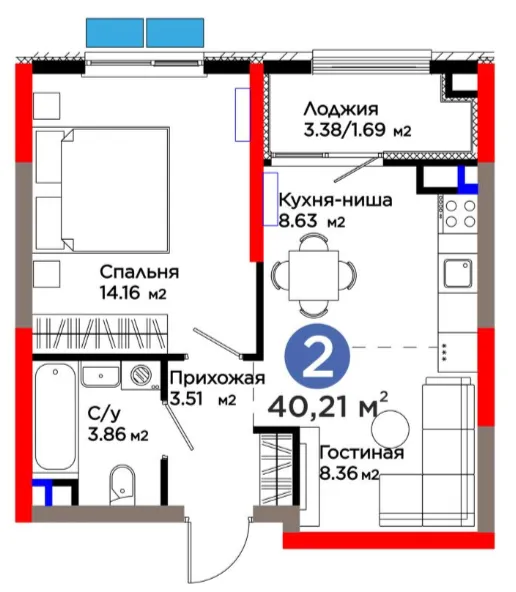 2-комн