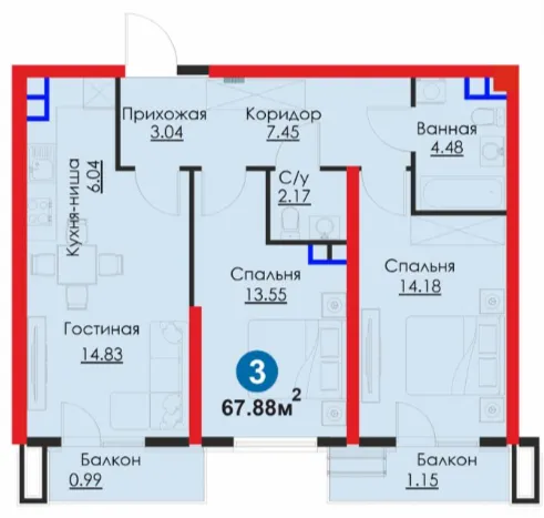3-комн