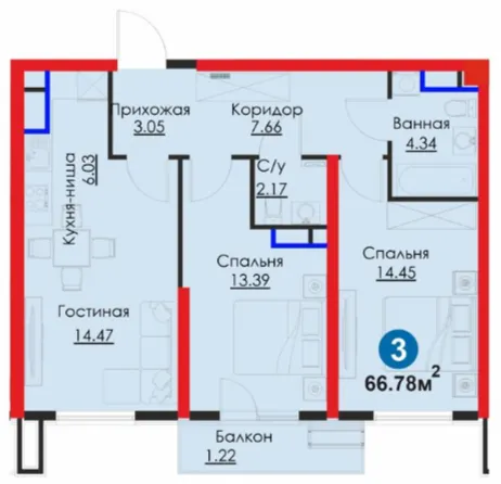 3-комн