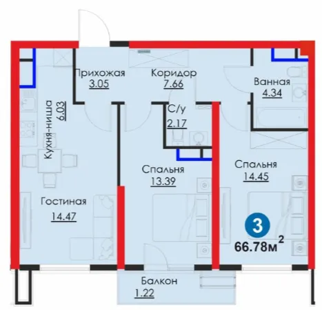 3-комн