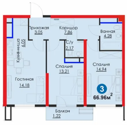3-комн