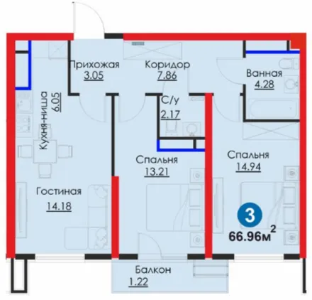 3-комн