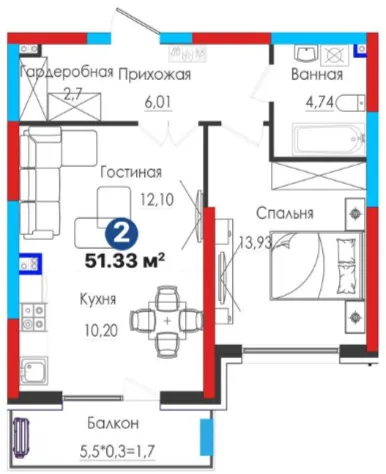 2-комн