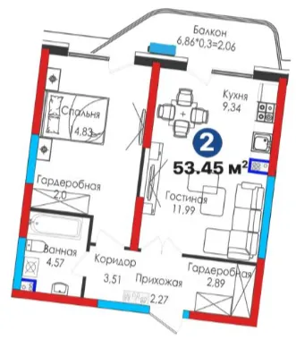 2-комн