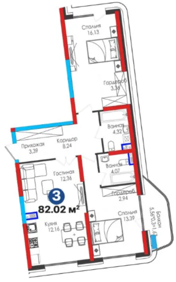 3-комн