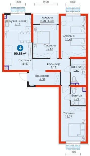 4-комн