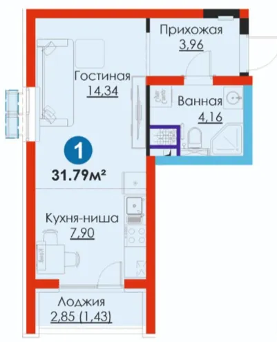 1-комн
