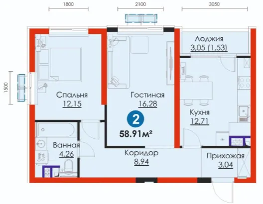 2-комн
