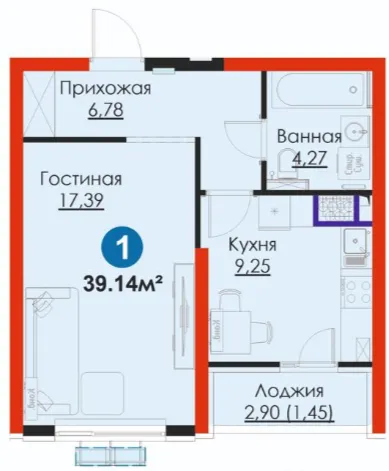 1-комн