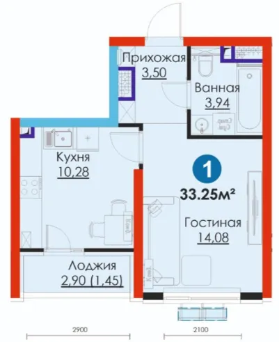 1-комн