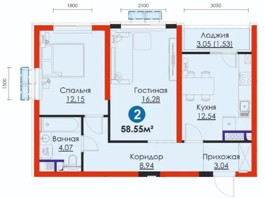 2-комн