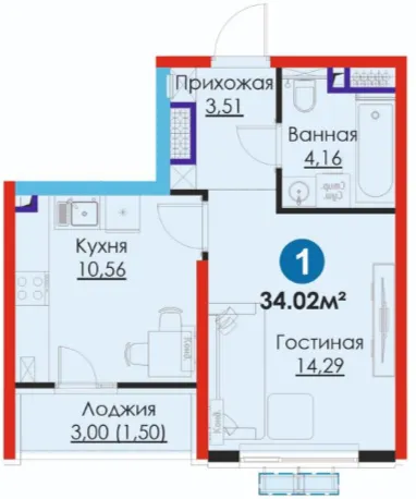 1-комн