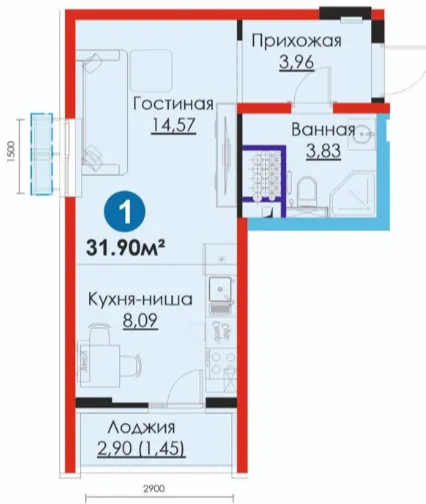 1-комн