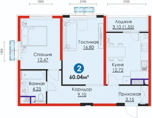 2-комн
