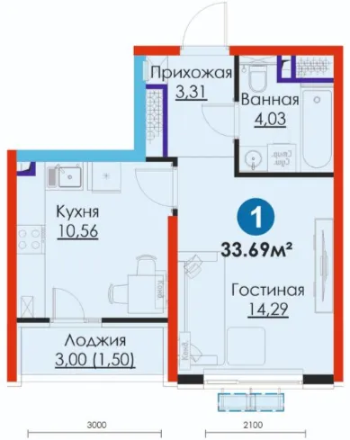 1-комн