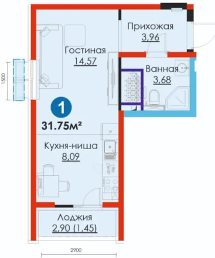 1-комн