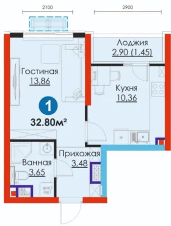 1-комн
