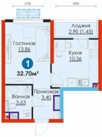 1-комн