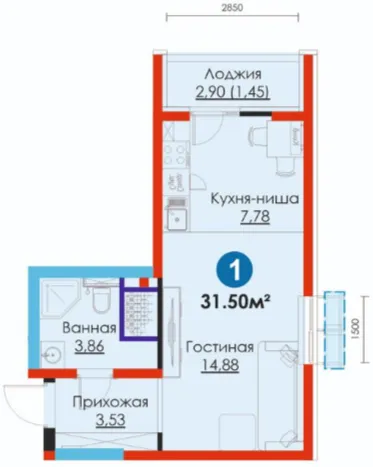 1-комн