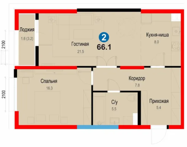 2-комн