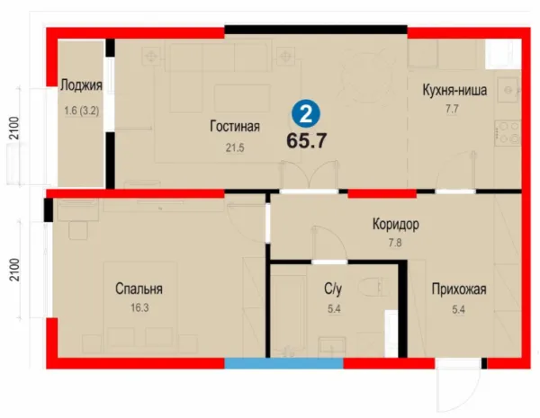 2-комн