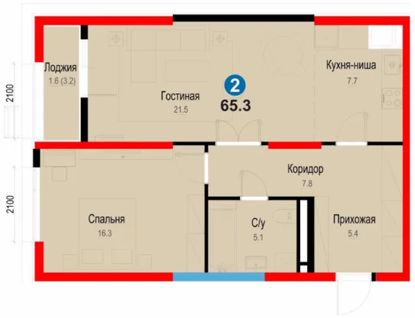 2-комн