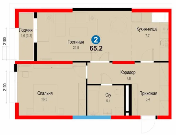2-комн
