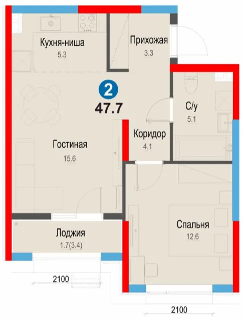 2-комн