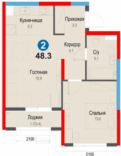 2-комн
