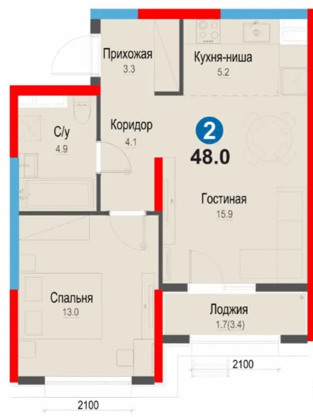 2-комн